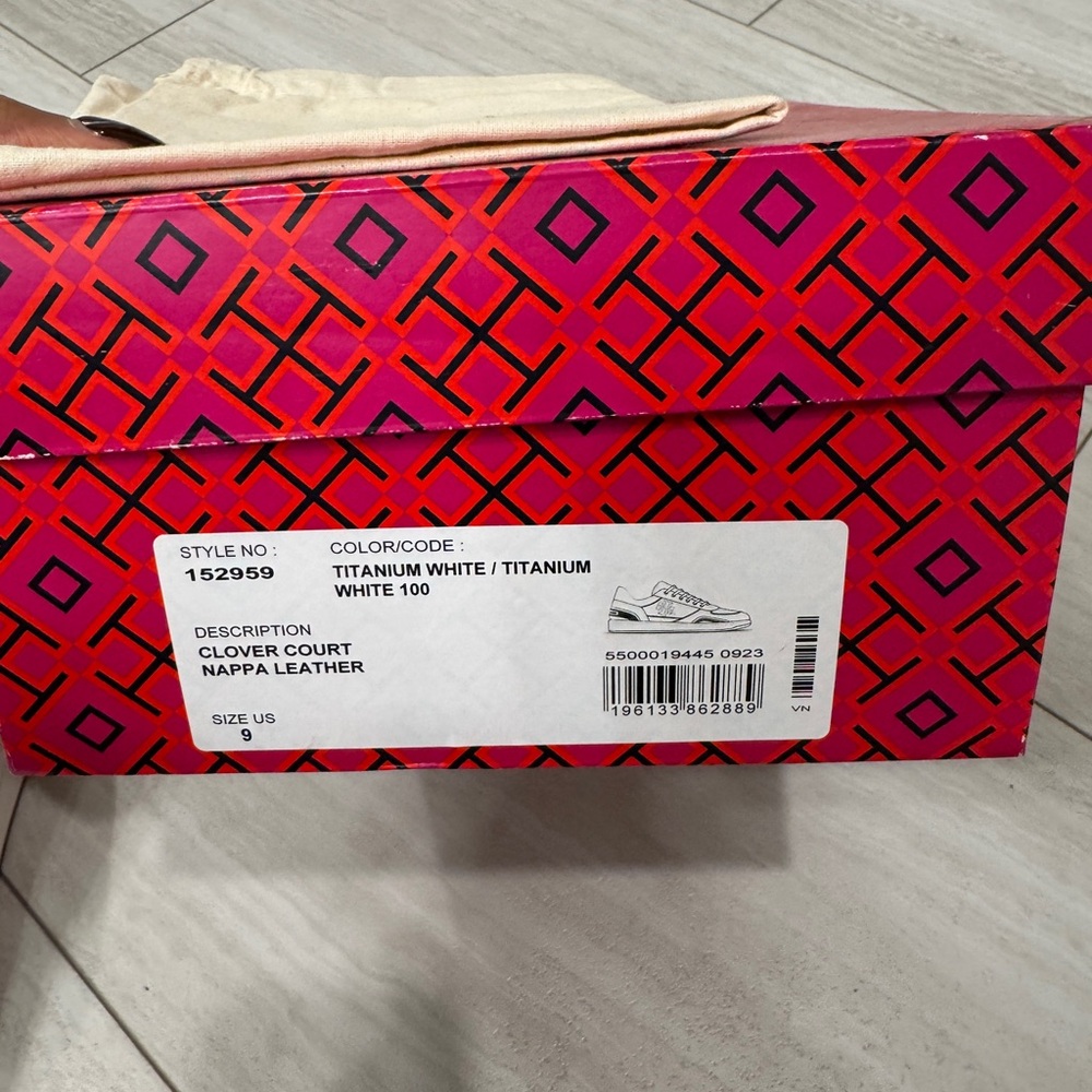 Tory Burch Clover Court Sneakers - Picture 8 of 9